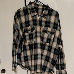 Plaid Flannel Shirt